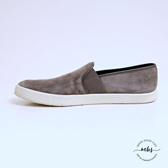 Vince Preston Suede Slip Ons - Picture 9 of 12